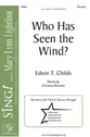 Who Has Seen the Wind? Two-Part choral sheet music cover